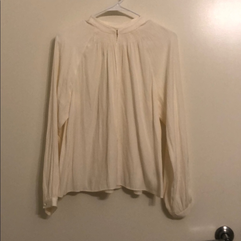 White blouse from Aritzia